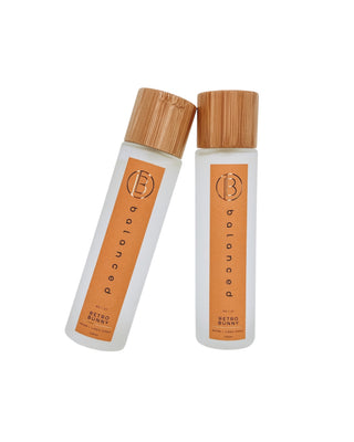 Room & Linen spray. Recycled glass bottle. Wood lid.